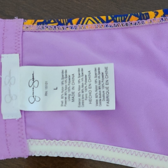 NWOT Jessica Simspson Swim top halter - Picture 6 of 6